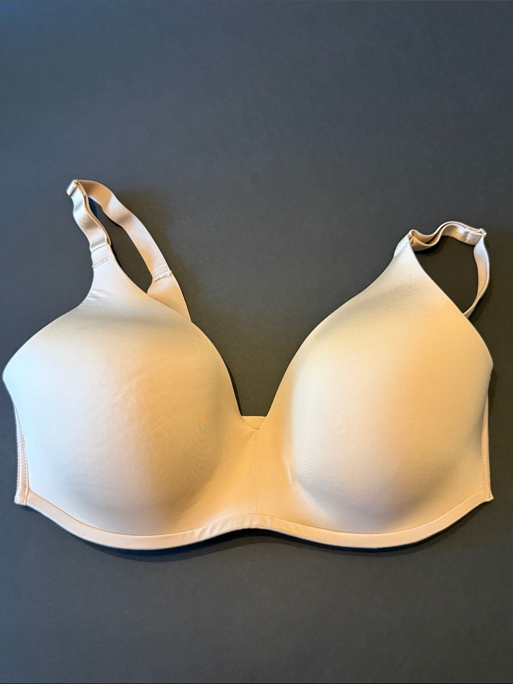 Soma Seamless Vanishing 360 Wireless Molded T-Shirt Bra - Beige 38D NWOT